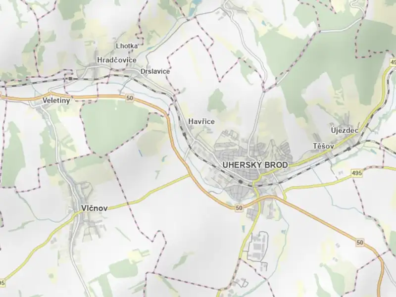 Prodej pole 1335 m², Uherský Brod – náhled fotky 3