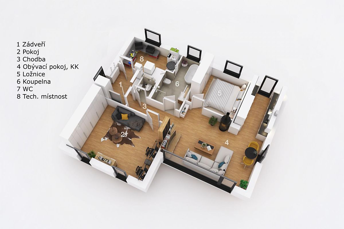 Prodej rodinného domu 104 m², pozemek 1216 m² – fotografie 2
