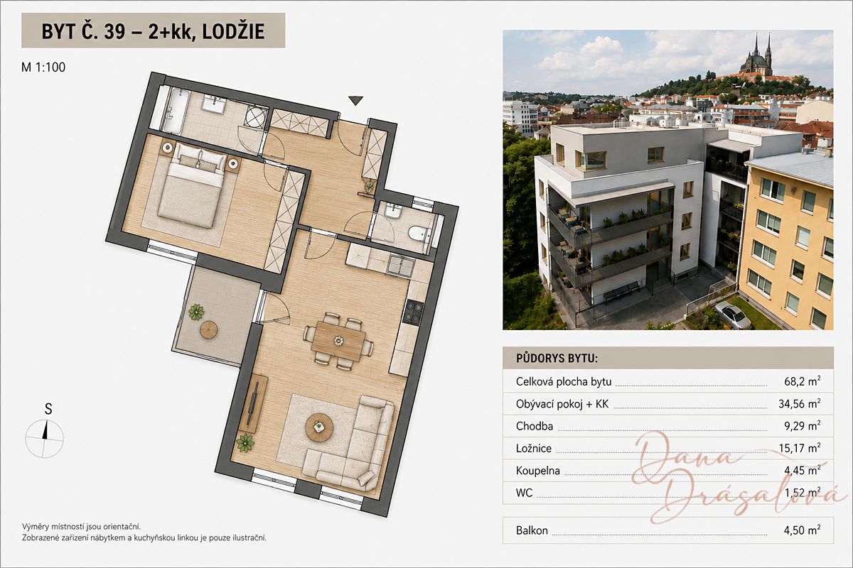 Prodej bytu 2+kk 68 m² – fotografie 2