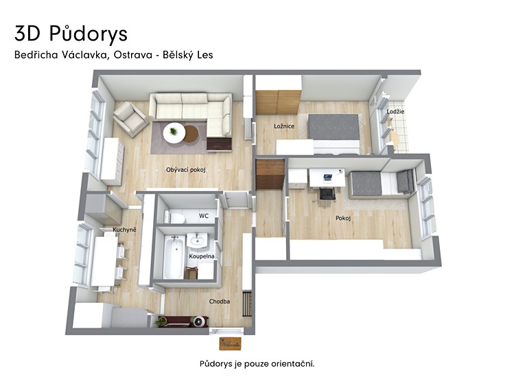 Prodej bytu 3+1, 69 m² (23 z 23)