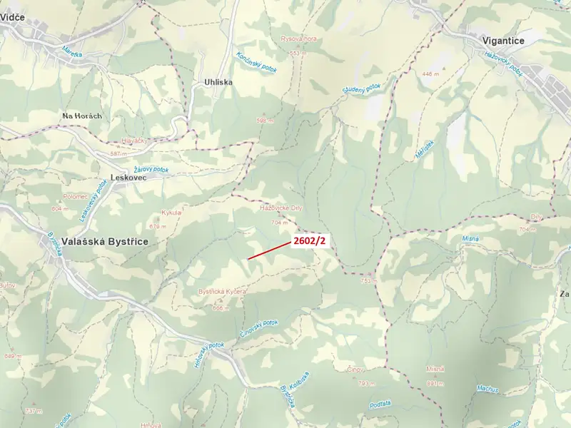Dražba louky 255 m², Valašská Bystřice – náhled fotky 1