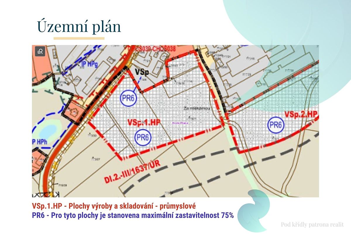 Prodej komerčního pozemku 12594 m² – fotografie 3