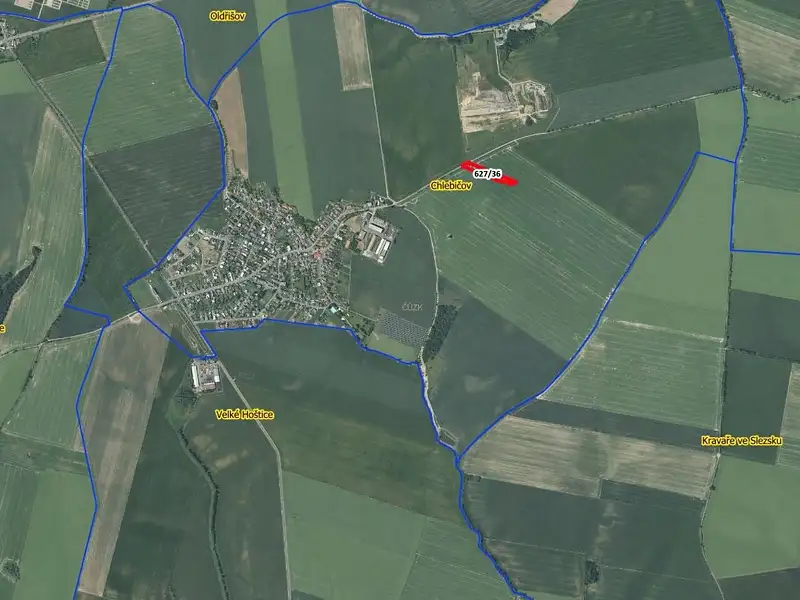 Prodej pole 5163 m², Chlebičov – náhled fotky 2