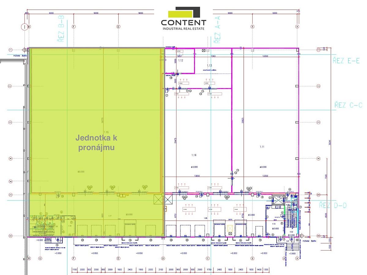 Pronájem skladového prostoru 1150 m² – fotografie 4