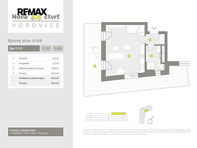 Prodej bytu 1+kk, 35 m² (2 z 14)