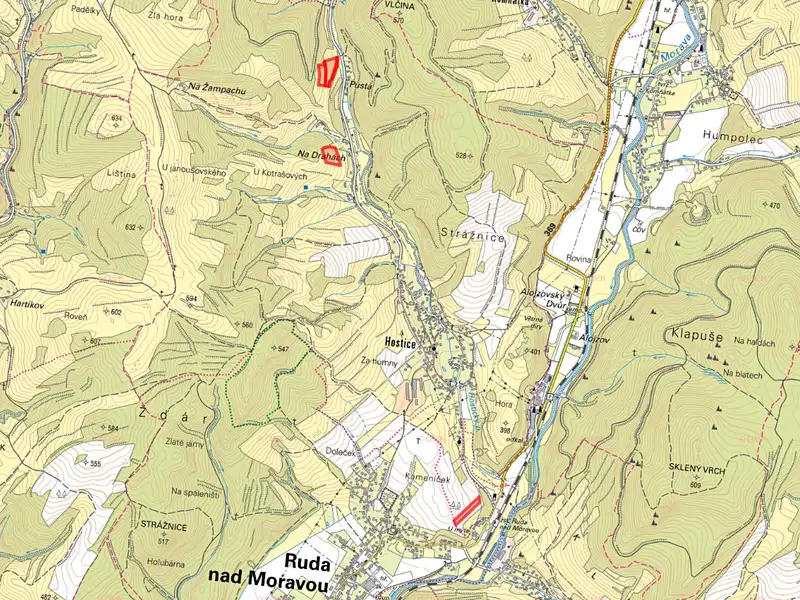 Prodej pole 31498 m², Ruda nad Moravou – náhled fotky 3