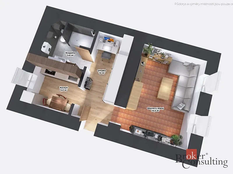 Prodej, byty/1+1, 39 m2, Neumannova 24, 46303 Stráž nad Niso