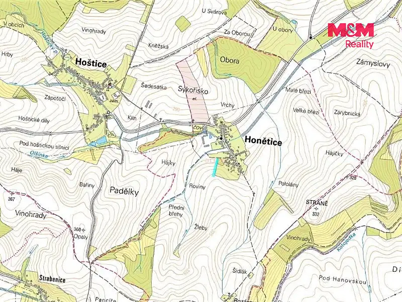 Prodej pole 2307 m², Honětice – náhled fotky 2