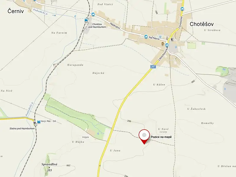 Prodej pole 5081 m², Chotěšov – náhled fotky 3