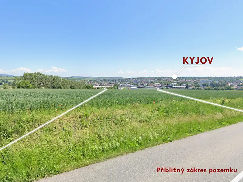 Prodej stavebního pozemku 2936 m², Kyjov – náhled fotky 1