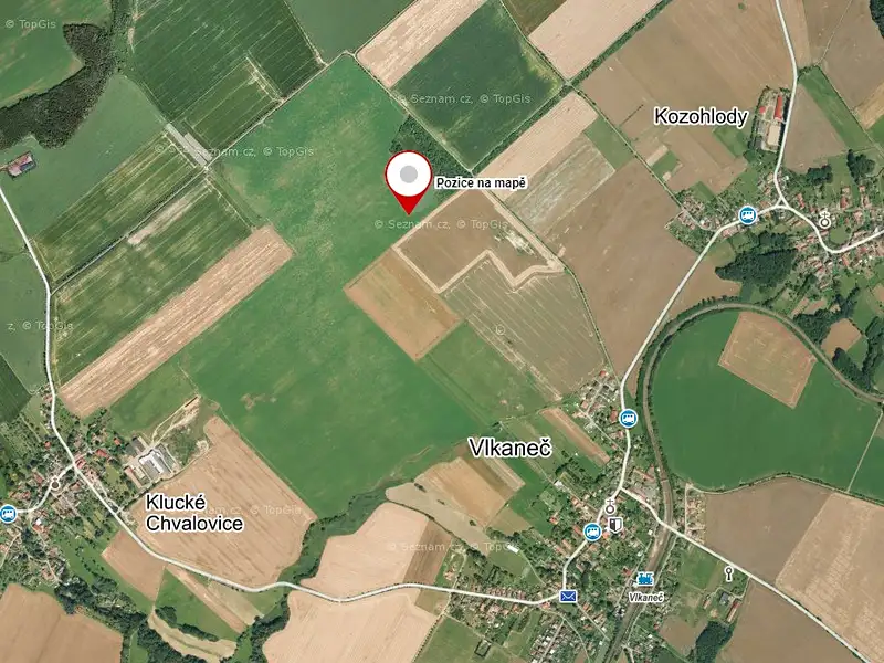 Prodej pole 4200 m², Vlkaneč – náhled fotky 2