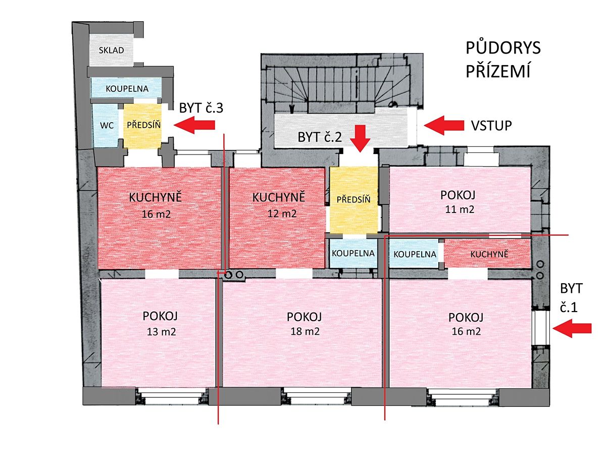 Prodej vícegeneračního domu 250 m², pozemek 451 m² – fotografie 2
