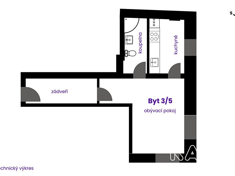 Wohnung 1+1 zur Miete, 42 m² (12 von 12)