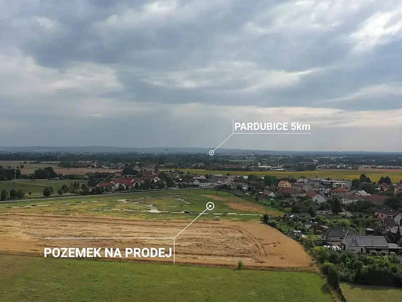 Prodej stavebního pozemku 1152 m², Ráby – náhled fotky 3
