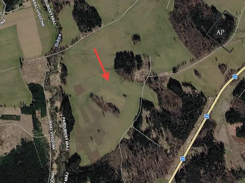Prodej pole 9749 m², Vítanov – náhled fotky 2
