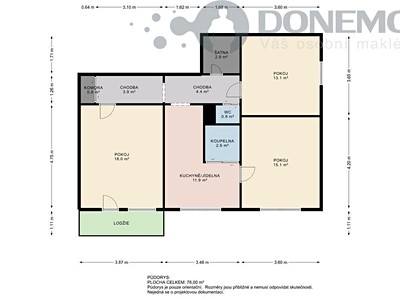Wohnung 3+1 zur Miete, 71 m² (2 von 10)