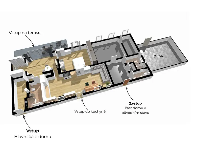 Prodej rodinného domu 149 m², pozemek 1967 m², Přerov – náhled fotky 3