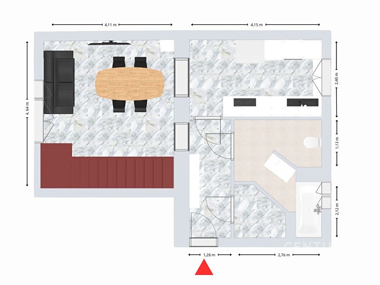 Квартира 3+1 на продаж, 98 м² (13 з 19)