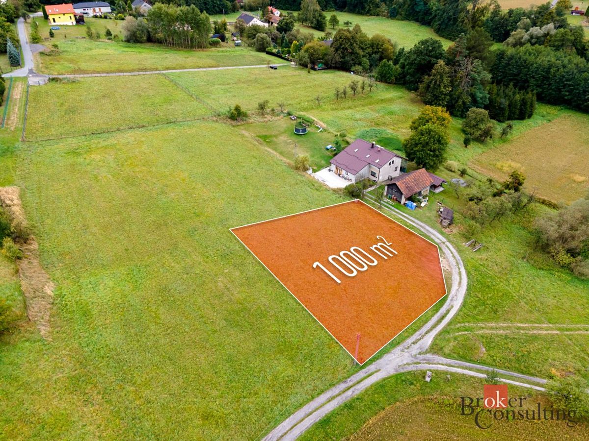 Prodej stavebního pozemku 1000 m² – fotografie 3