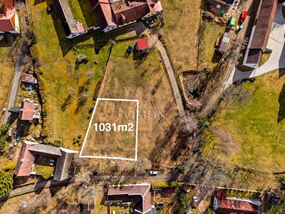 Prodej stavebního pozemku 1031 m²