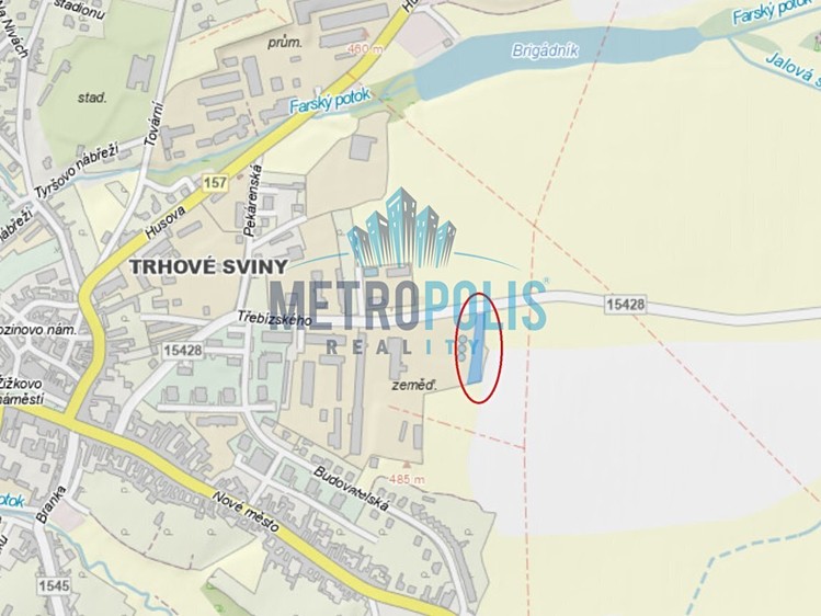 Prodej pozemku, 1 597 m² (2 z 3)