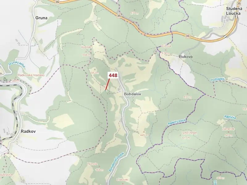 Dražba lesa 586 m², Městečko Trnávka – náhled fotky 1