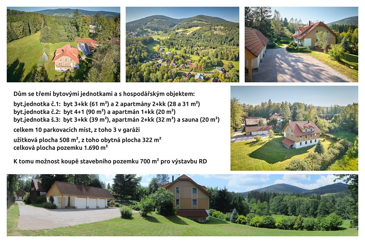 Prodej rodinného domu 322 m², pozemek 1690 m² – fotografie 2