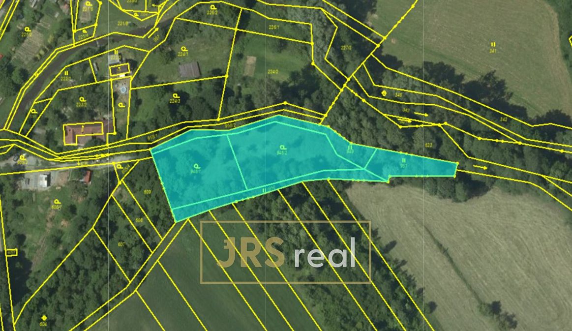 Prodej zahrady 3371 m², Prostřední Poříčí – fotka 1 z 3