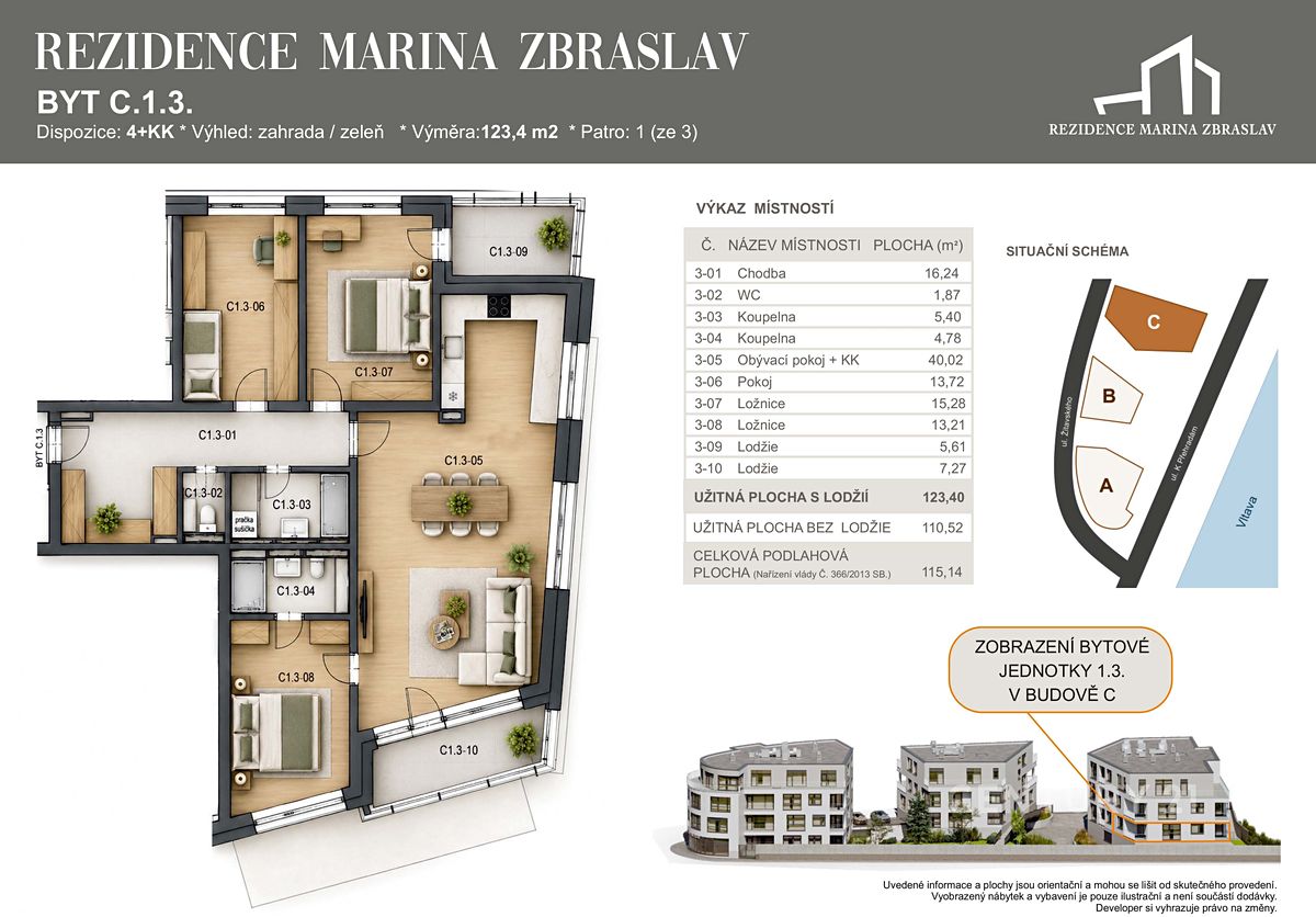 Prodej bytu 4+kk 110 m² – fotografie 4