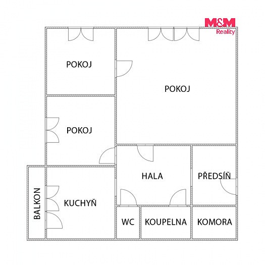 Квартира 3+1 на продаж, 65 м² (14 з 14)