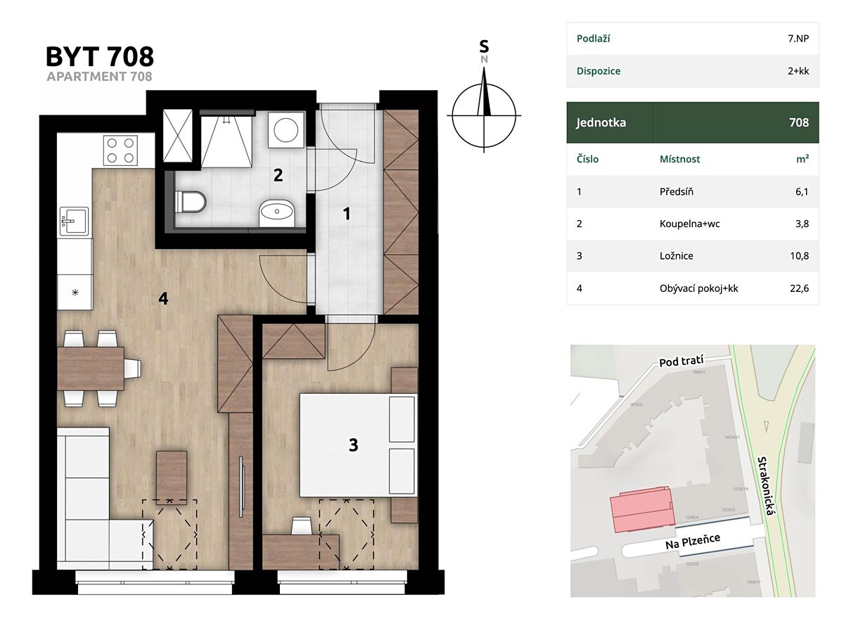Prodej bytu 2+kk 47 m² – fotografie 4