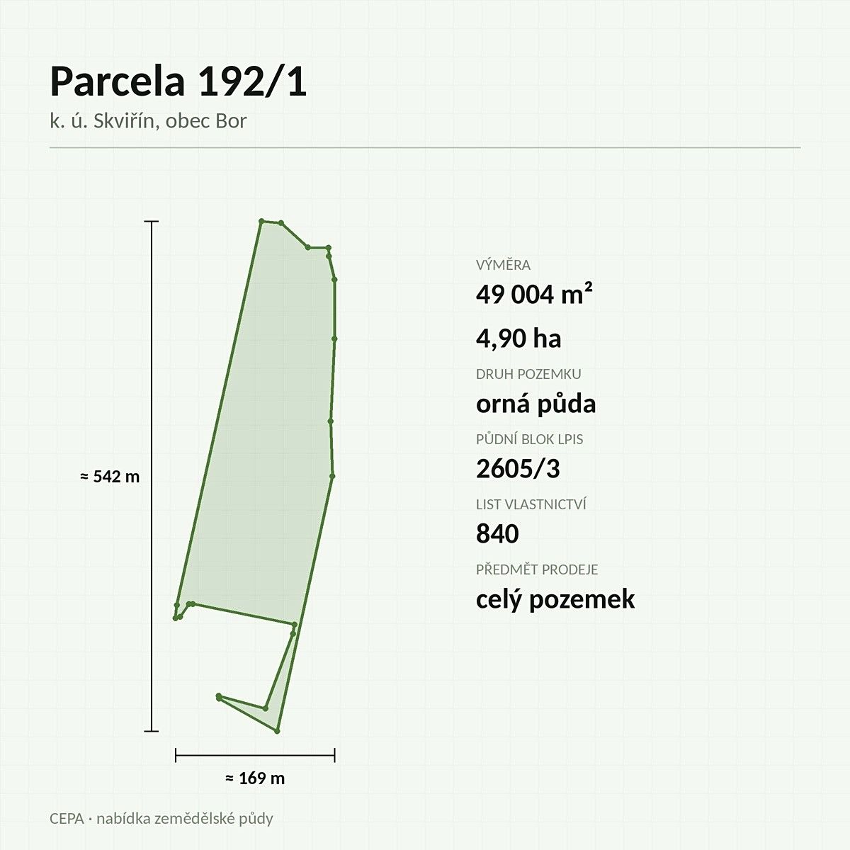 Prodej pole 49004 m² – fotografie 3