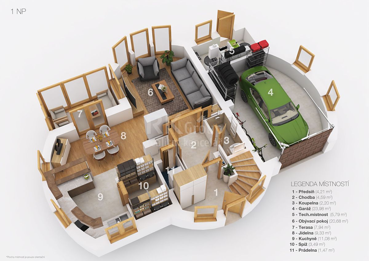 Prodej rodinného domu 197 m², pozemek 994 m² – fotografie 4