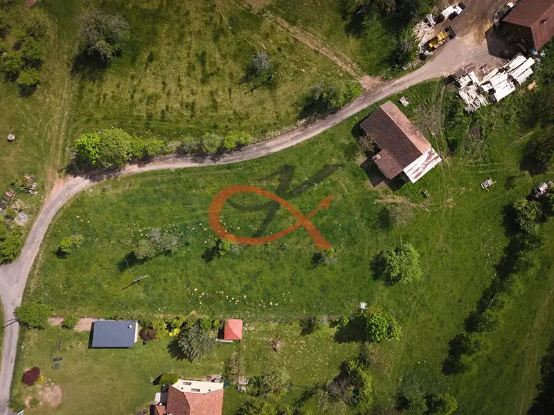 Prodej stavebního pozemku 2462 m², Vidče – náhled fotky 3