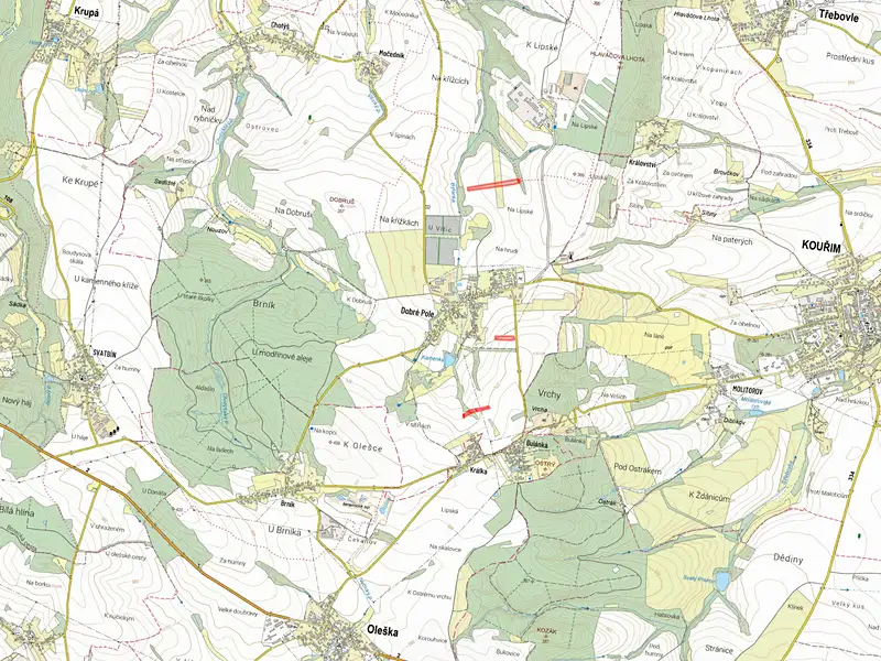Prodej pole 15208 m², Vitice – náhled fotky 3