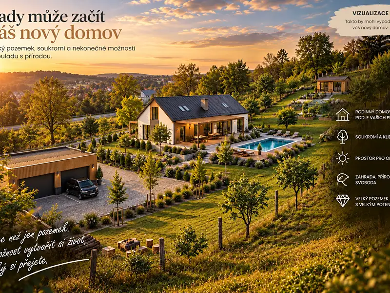 Prodej stavebního pozemku 2603 m², Lípa – náhled fotky 1