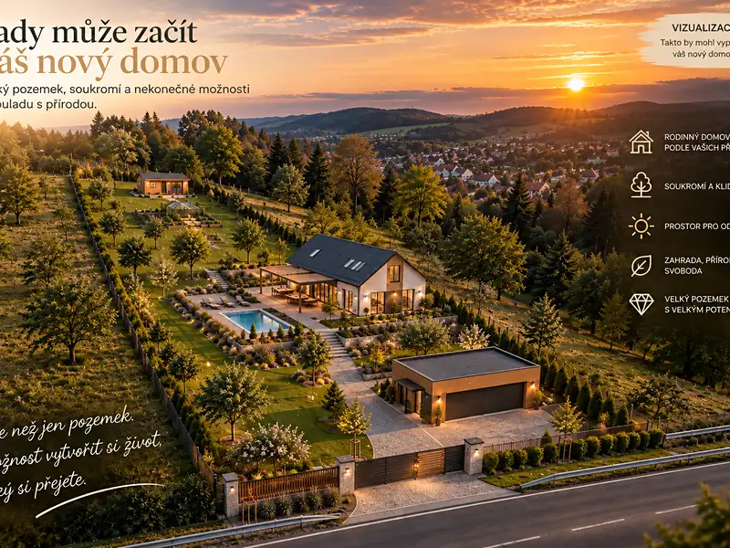 Prodej stavebního pozemku 2603 m², Lípa – náhled fotky 2