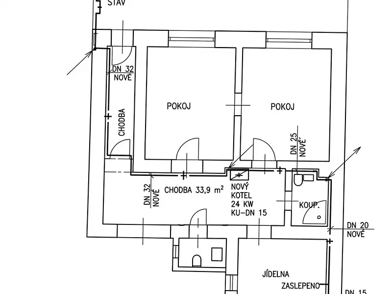 Pronájem bytu 3+1 85 m², Brno – náhled fotky 2