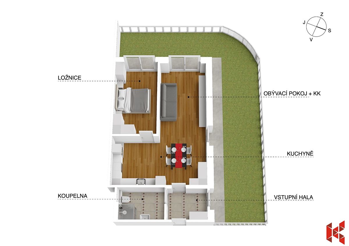 Prodej bytu 2+kk 55 m² – fotografie 4