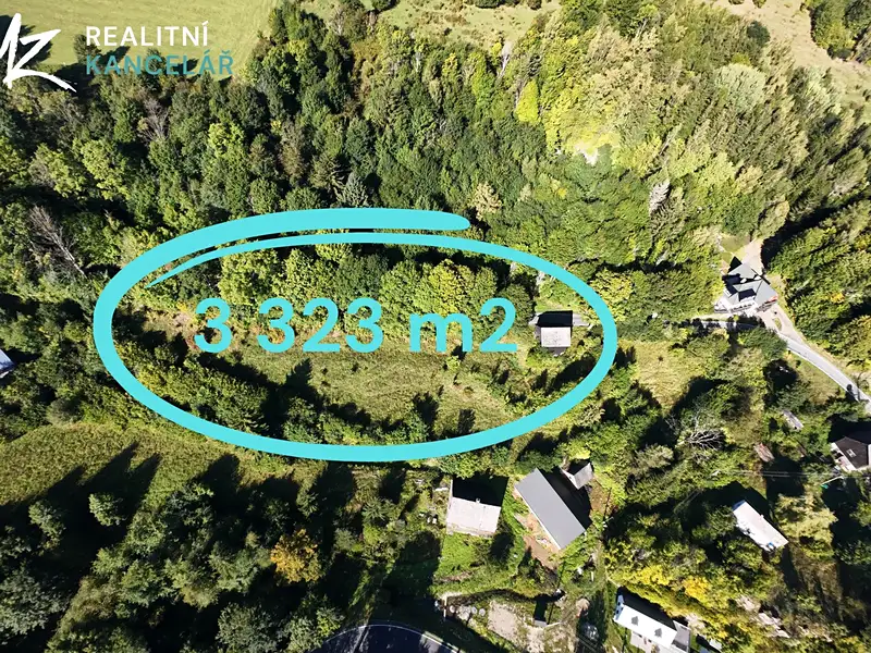 Prodej stavebního pozemku 3323 m², Branná – náhled fotky 3