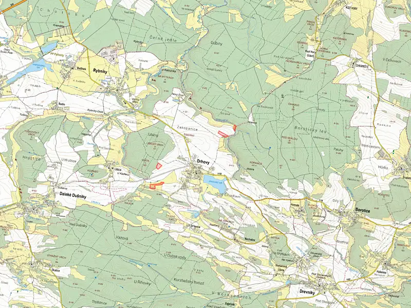 Prodej louky 36497 m², Drhovy – náhled fotky 3