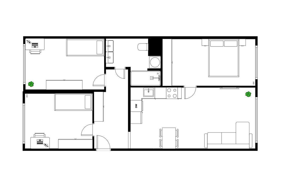 Prodej bytu 4+kk 70 m² – fotografie 3