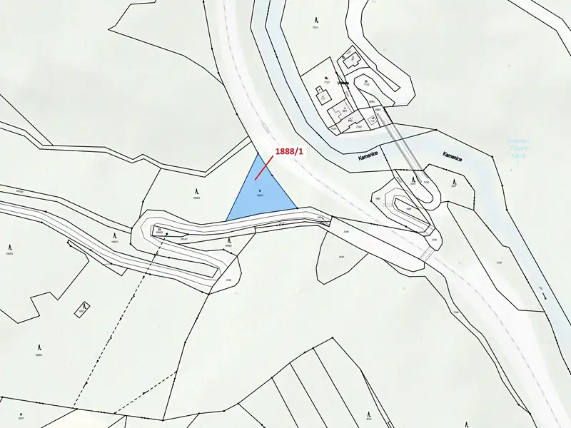 Dražba louky 1487 m², Držkov – náhled fotky 3