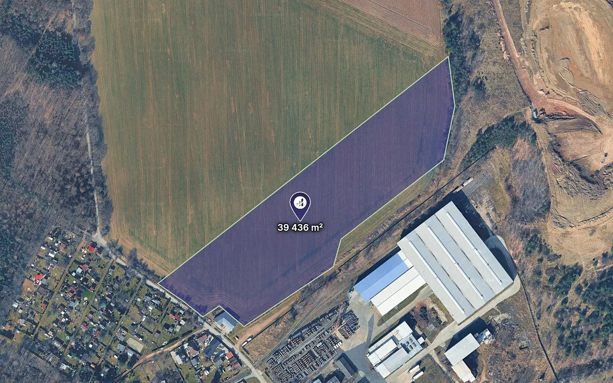 Prodej komerčního pozemku 39436 m²