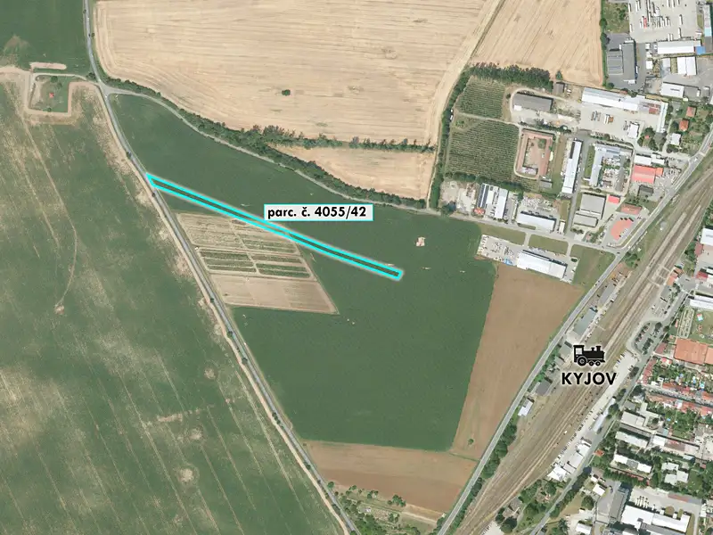 Prodej stavebního pozemku 2936 m², Kyjov – náhled fotky 2