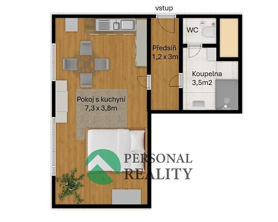 Prodej bytu 1+kk 37 m² – fotografie 5