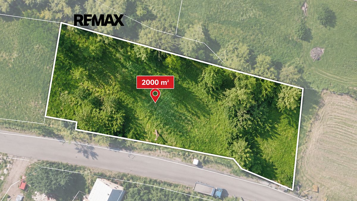 Prodej zahrady 2000 m²