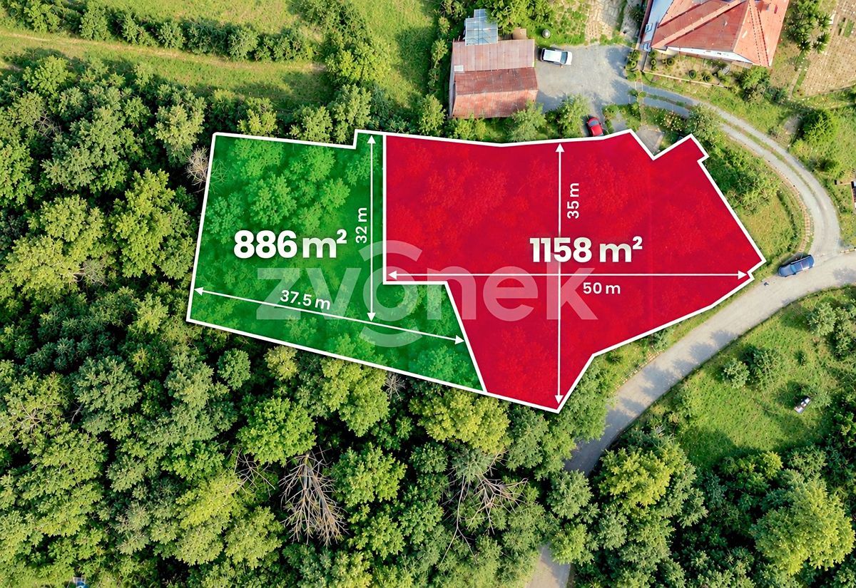 Prodej stavebního pozemku 2044 m²