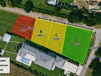 Prodej stavebního pozemku 802 m²