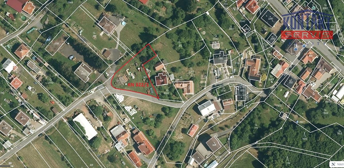 Prodej stavebního pozemku 1188 m²